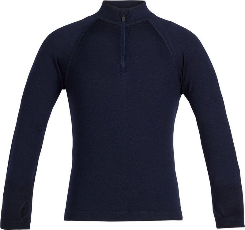 Ondershirt Icebreaker Kids 260 Tech LS Half Zip Midnight Navy