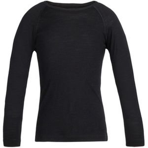 Icebreaker 200 Oasis Crew Merino T shirt Met Lange Mouwen Zwart