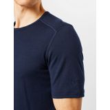 Oasis - Short Sleeve Crewe - T-shirt - Zwart - 100% Merinowol