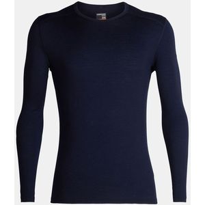 Icebreaker - 200 Oasis Merino Lange Mouwen Basislaag - Zwart - 100% Merinowol