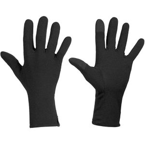 Icebreaker - Skihandschoenen - U Merino 260 Tech Glove Liners Black voor Unisex van Wol - Maat M - Zwart