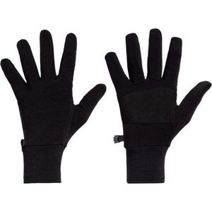 Icebreaker - Skihandschoenen - U Merino Sierra Gloves Black voor Unisex van Wol - Maat S - Zwart