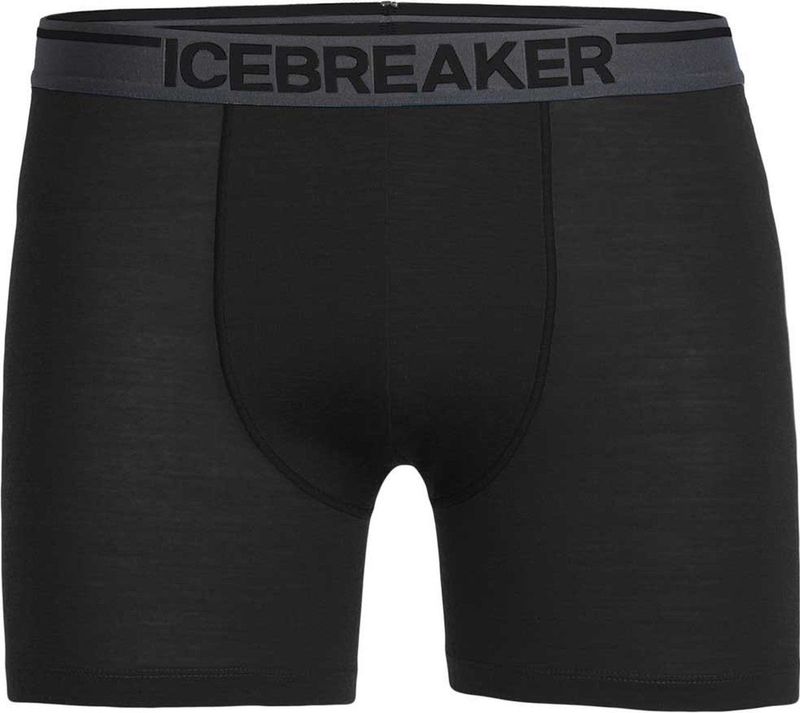 Icebreaker Anatomica Zwemboxers Heren, zwart Maat S