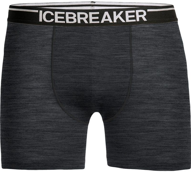 Ondergoed Icebreaker Men Anatomica Boxers Jet Heather-XS