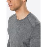 Icebreaker 200 Oasis Crewe Merino Lange Mouwen Basislaag Beige L Man
