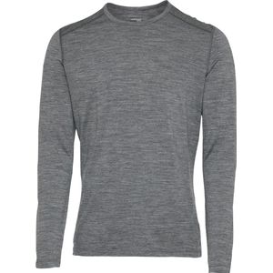 Icebreaker 200 Oasis Longsleeve Crew Thermoshirt Heren Merinowol grijs