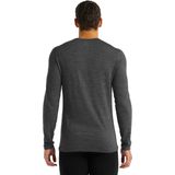 Icebreaker M 260 Tech LS Crewe - Thermoshirt - Heren - Merinowol - Grijs