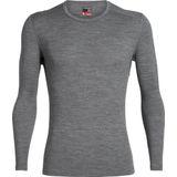Icebreaker M 260 Tech LS Crewe - Thermoshirt - Heren - Merinowol - Grijs