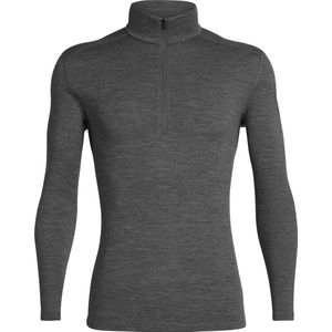 Icebreaker 260 Tech LS Half Zip - Thermoshirt - Heren - Merinowol - Grijs