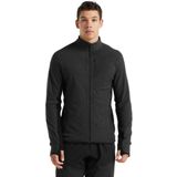 Icebreaker Descender Longsleeve met Doorlopende rits Heren, grijs