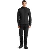 Icebreaker Descender Longsleeve met Doorlopende rits Heren, grijs