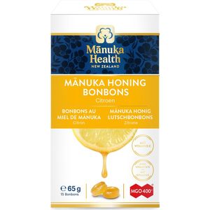 Manuka health Honing Citroen MGO 400+ zuigtabletten
