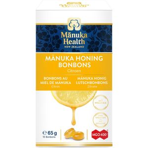 Manuka health honing citroen mgo 400+ tabletten  65GR