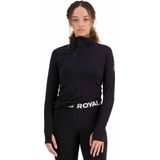 Mons Royale - Olympus Half Zip - Merino-ondergoed - Zwart
