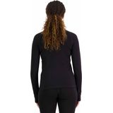 Mons Royale - Olympus Half Zip - Merino-ondergoed - Zwart