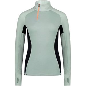 Mons Royale - Olympus Half Zip - Merino-ondergoed - Zwart