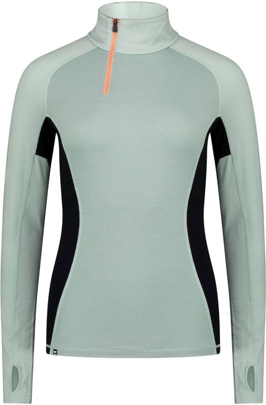 Mons Royale - Olympus Half Zip - Merino-ondergoed - Zwart