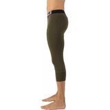 Mons Royale - Cascade Merino Base Layer 3/4 Legging - Dark Olive - Heren van Wol
