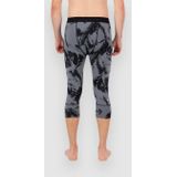 Mons Royale - Cascade Merino Base Layer 3/4 Legging - Mtn Pixel Grey - Grijs