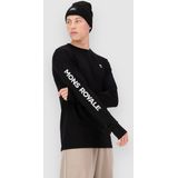 Mons Royale - Yotei Merino Classic Long Sleeve - Zwart - Heren - Wol
