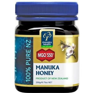 Manuka Health - Honing - MGO 550+ - 100% Natuurlijk - Nieuw-Zeeland