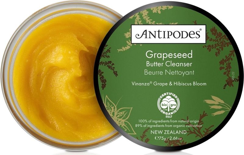 Antipodes - Grapeseed Butter Cleanser - Gezichtsreiniger - 75 gr - Ongeparfumeerd
