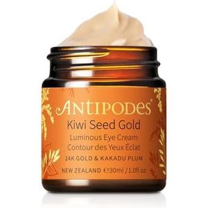 Antipodes - Daily Cleanse Kiwi Seed Gold Luminous Eye Cream Oogcrème 30 ml