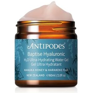 Antipodes Baptise H₂O Ultra-Hydrating Water Gel - Hydraterende Gelcrème - 60 ml - Voor Vrouwen