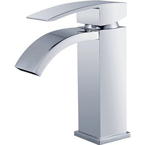 DP Bath Acacia - Enkele hendel wastafel mixer kraan, zilver