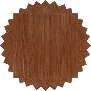 PVC-vloerbedekking- PVC vloeren - vinylvloer- Vinyl vloeren- Natuurlijk - 30 cm x 30 cm x 1.5 mm - dikte 1.5 mm - 11 tegels-Houtkleur