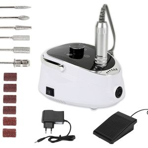Professionele Elektrische Nagelfrees - Nagelvijl Set - Wit