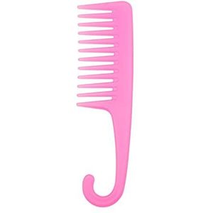 DieffematicSZ kam Wide Tooth Comb Big Curl Hair Comb PP Plastic Curved Hook Big Tooth Comb