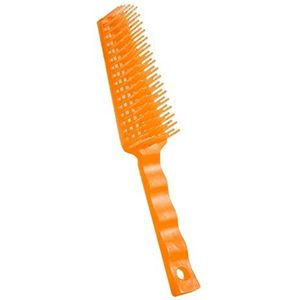 DieffematicSZ kam Styling Hairdressing Comb, Plastic Massage, Multifunctional Straight Hair Rib Comb (Color : Turuncu)