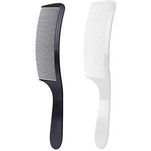 DieffematicSZ kam Combhair Cuttingpush Cuttingarc Comb Round Headflat Combflat Hair Salonpush Edge Curved Comb For Hairdressing (Color : Blanco)