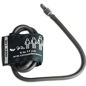 Careforyou Vervangende manchet voor bloeddrukmeter, van toepassing voor 2,4""-4,3"" (6-11CM) Arm (neonatale manchet)