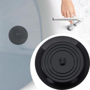 yivom Badstop 43 mm, afvoerstop voor badkuip, wastafelstop voor wastafel, keuken, afvoer - diameter van de as verstelbaar (45-55 mm) zilver