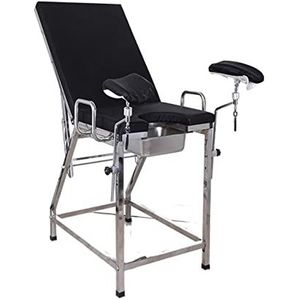 YAZURI Gynaecologisch onderzoeksbed, verstelbaar onderzoeksbed met vuilbak voor gynaecologisch onderzoek