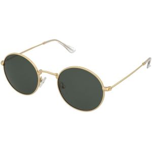 Meller Kendi Gold Olive - rond zonnebrillen, unisex, goud, polariserend