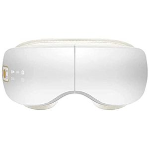SMSOM Oogstimulator met warmteluchtdruk, oplaadbare elektrische Shiatsu massager voor droog oog, oogdruk, oogvermoeidheid en betere slaap, wit