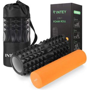 INTEY Foam Roller - 2 in 1 spierroller met diepe massagetherapie-triggerpunt voor Pilates | Pijnverlichting | Diepe weefselspiermassage | Yogafitness en myofasciale ontspanning