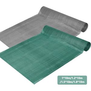 Zichtbreeknet 150g/m² - Rol 1.2 x 10 m - 95 % Schaduw - HDPE Balkonafdekking - Grijs - Balkonscherm - Zichtdoek - Privacynet - Schaduwdoek