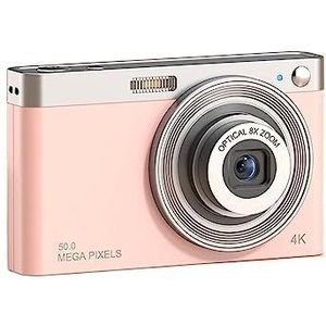 Studenten digitale camera retro instapcamera campus HD compacte vlog draagbare kaartcamera HD camera (Color : Black)