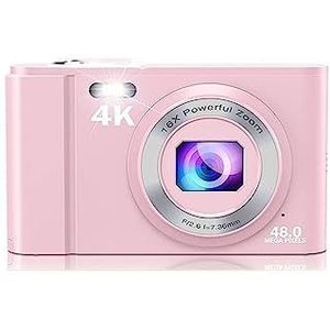 Mini-kindercamera for fotografie 48MP Vlogging-camera 16x digitale zoom Elektronische draagbare mini-kindercamera's HD camera