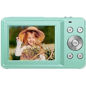 Digitale camera Fotografiecamera Videocamcorder 16x zoom Draagbare vlogcamera for kinderen Volwassenen Beginners HD camera (Color : Green set)