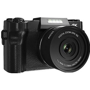 Digitale fotocamera for fotografie Autofocus 4K Vlog Camcorder Scherm Webcam Videocamera HD camera (Color : With 128G, Size : Only Camera)