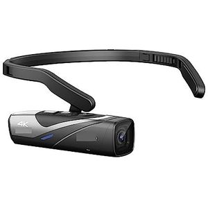 Head Wearable Vlog-camera 4K For Digitale Camcorder Professionele Gimbal-stabilisatie HD camera (Color : EP8 black standard)