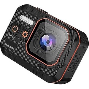 Actie Camera 4K60FPS Met Afstandsbediening Scherm Waterdichte Sport Camera Drive Recorder Sport Camera Helm Actie Cam HD camera (Color : With 32G Card, Size : Camera)