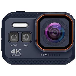 Actie Camera 4K 1080P 60fps Gestabiliseerd IP68 Onderwater Waterdichte Helm Motorfiets Sport Video Cam Moto Bike 16MP Wifi Webcam HD camera (Color : 64G SD Card, Size : 2)
