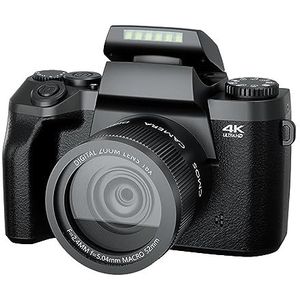 4K Video Camera Camcorder SLR DSLR 64MP 60FPS 16X Digitale Zoom Autofocus Vloggen WiFi Camera Live Streaming Camcorder HD camera (Color : 128G SD Card, Size : With wireless mic)