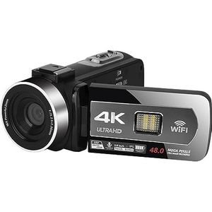 4K WIFI-camcorder UHD Digitale Webcamera's For Fotografie 18x Zoom Autofocus Videorecorder HD camera (Color : No SD Card, Size : Cam)